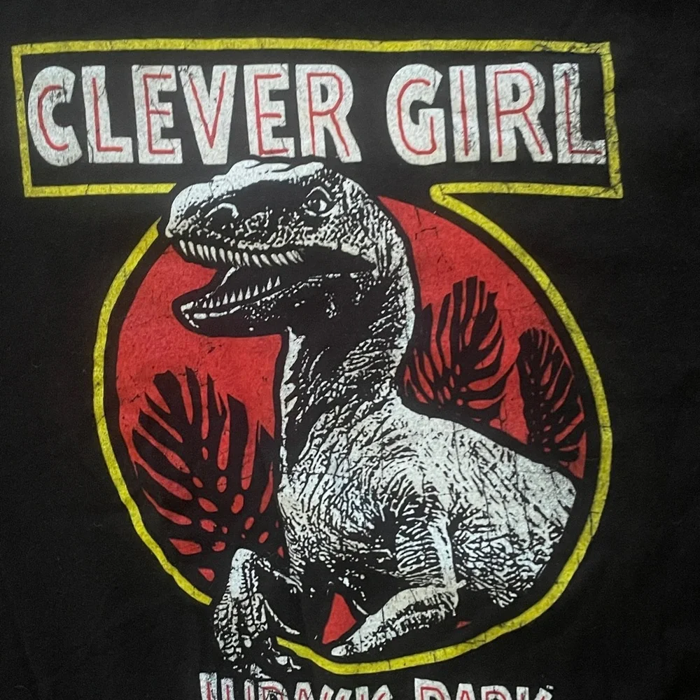 Jurassic Park Clever Girl Women’s T-Shirt - Black - Picture 2 of 3